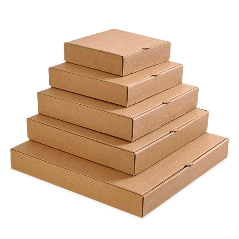 China wholesale pizza box corrugated cardboard food pizza packaging boxes custom printed pizza carton box with logo