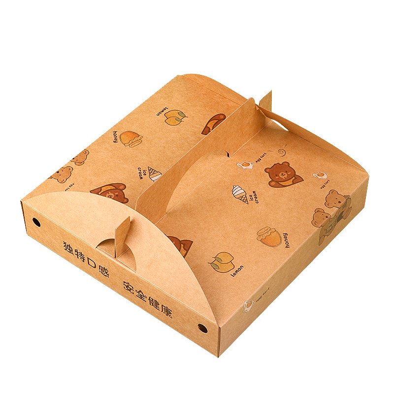China wholesale pizza box corrugated cardboard food pizza packaging boxes custom printed pizza carton box with logo
