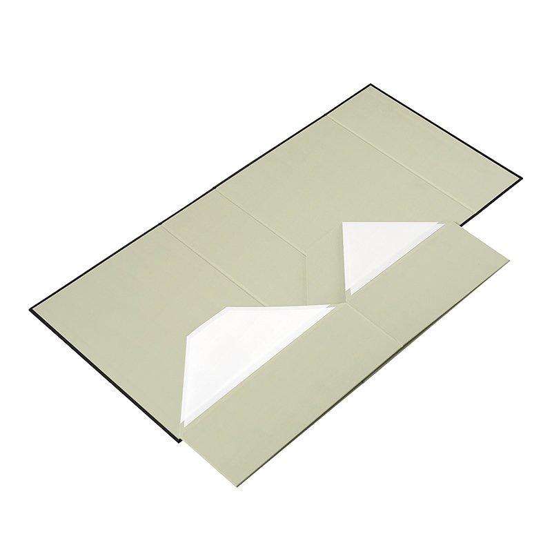 Custom logo luxury texture paper box black foldable packaging boxes for gift clothes shoes package shipping