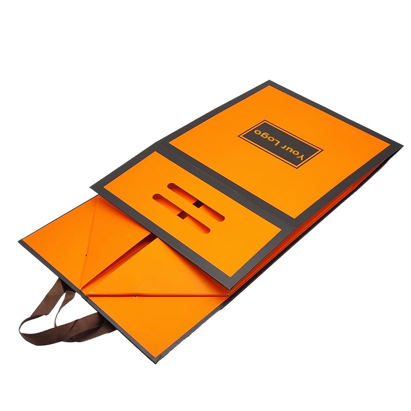 Custom Luxury Paper Magnet Foldable Folding Magnetic Gift Box Garment Apparel Clothing gift Packaging Box