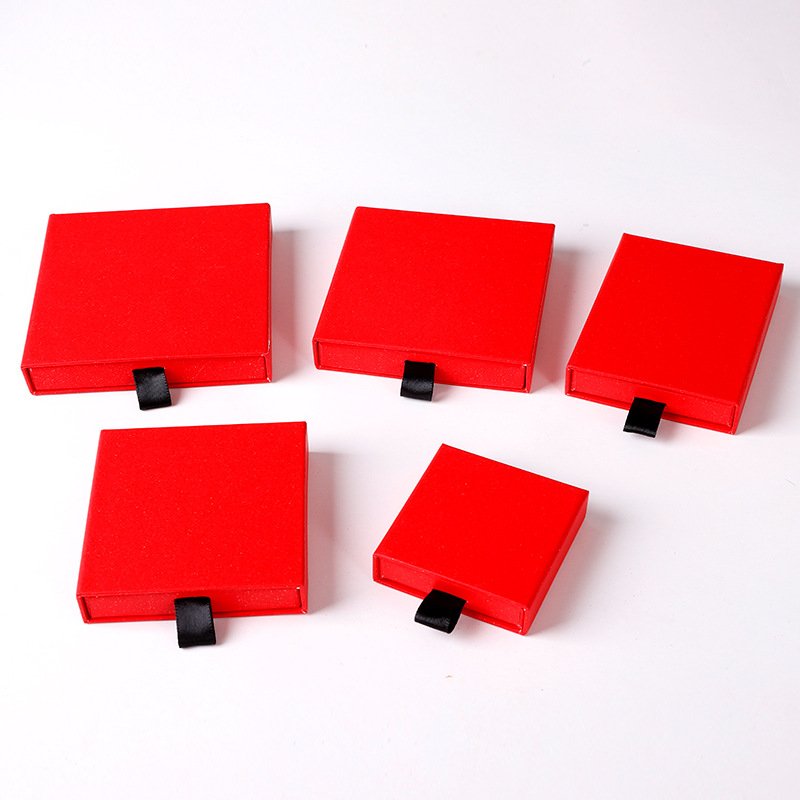Wholesale drawer jewelry packaging box, earring jewelry ring, earring jewelry paper box, necklace bracelet storage box
