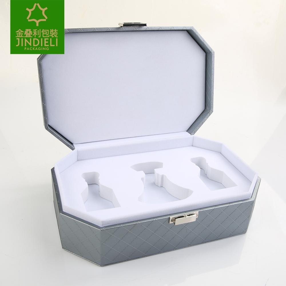 Factory Direct Custom White Polygon Luxury Matte Perfume Box Logo Creative Popular Luxury Perfume Set Packaging Printing Product