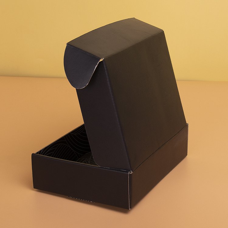 Factory Guangdong Paper Boxes Black Mailer Box Shoes Socks Underwear Gift Packaging Paper Boxes For Clothes