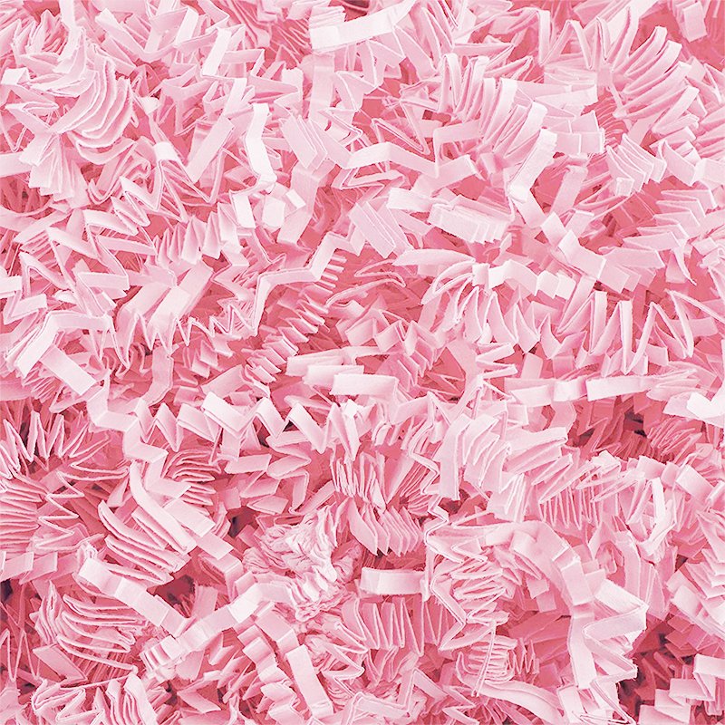 Wholesale Recycled Newly Decorative Colored Holographic White Pink Color Shredded Paper Crepe Paper Shreds For Packaging