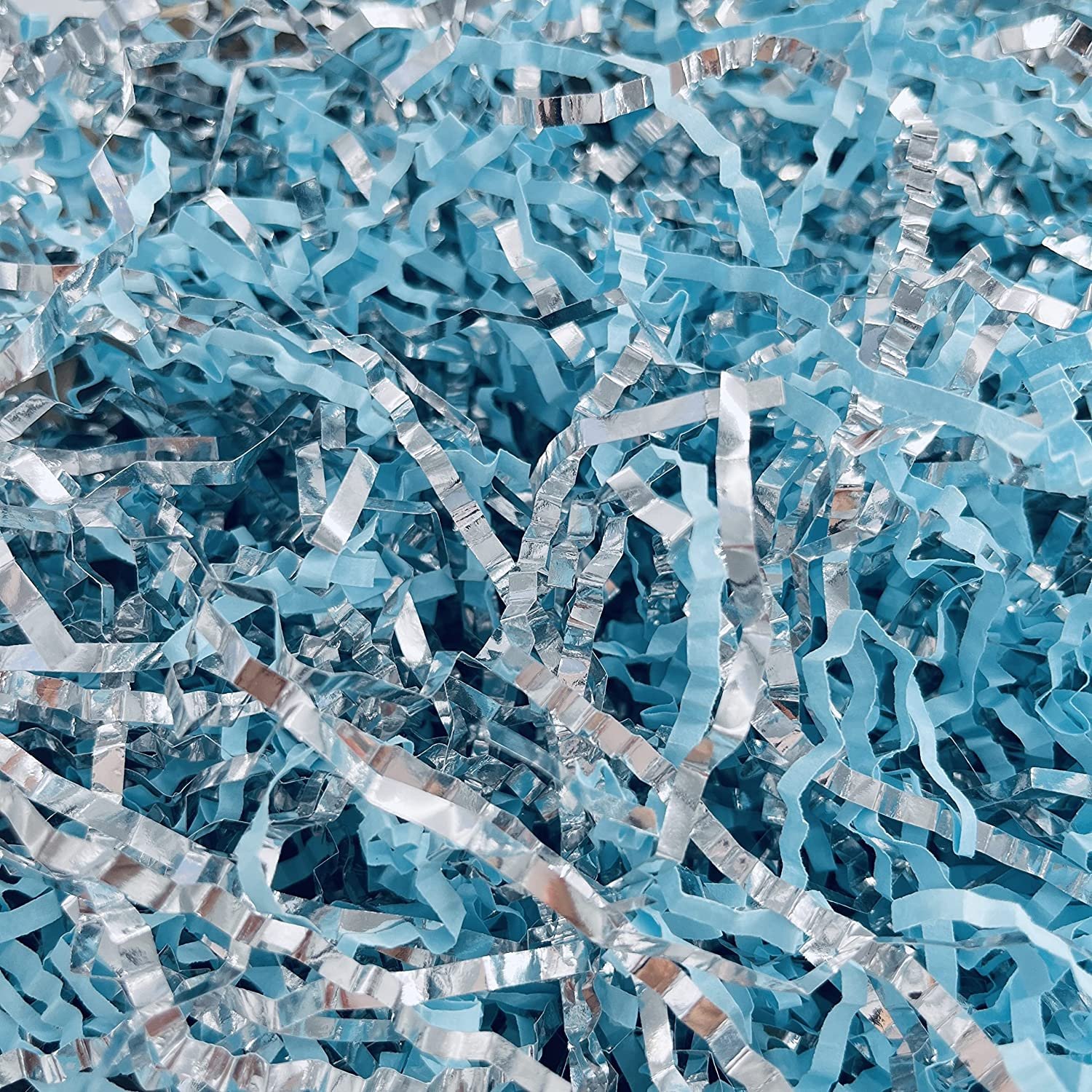 Wholesale Recycled Newly Decorative Colored Holographic White Pink Color Shredded Paper Crepe Paper Shreds For Packaging