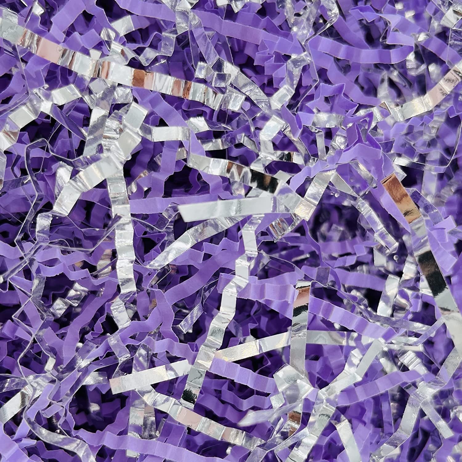 Wholesale Recycled Newly Decorative Colored Holographic White Pink Color Shredded Paper Crepe Paper Shreds For Packaging