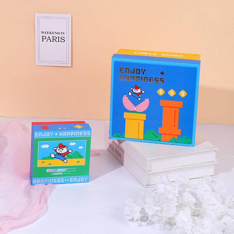 Cute cartoon pattern printing gift packaging paper boxes