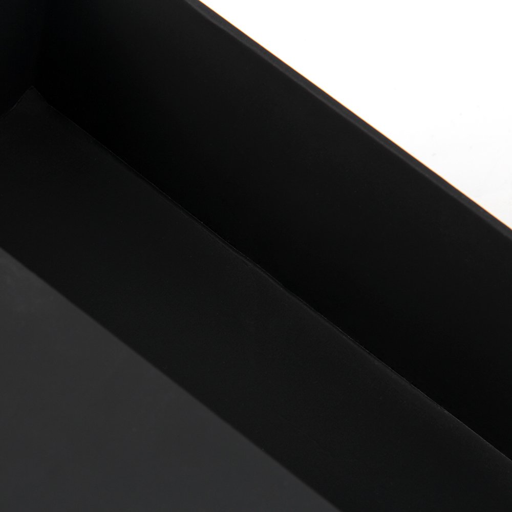 drop front black shoe box custom t shirt packaging box with handle