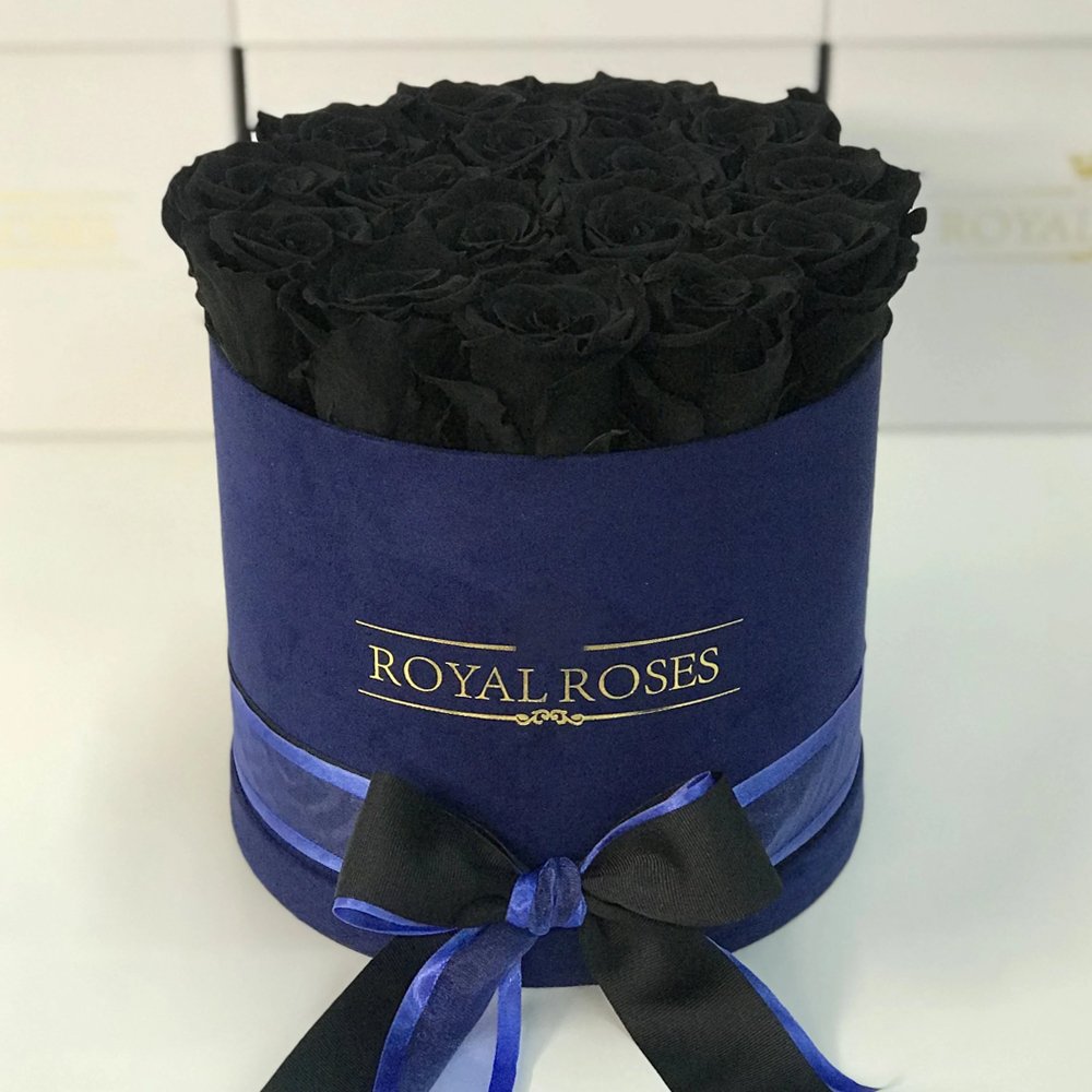 Velvet round flower boxes with custom logo printed,suede box for roses,Valentines gifts flower packaging boxes