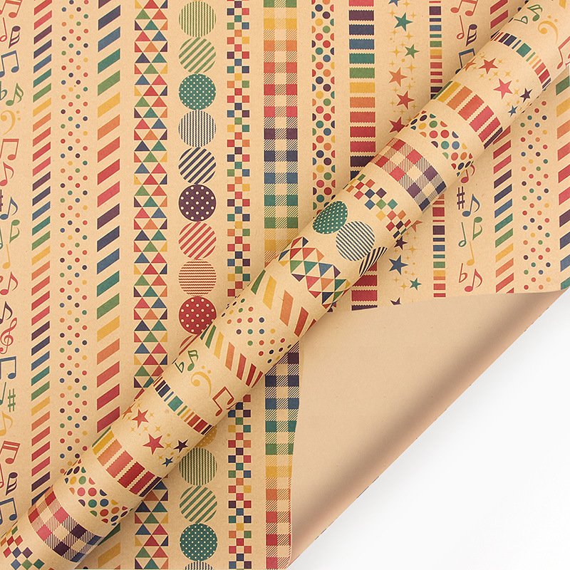 Wholesale kraft custom wrapping paper Gift box wrapping paper