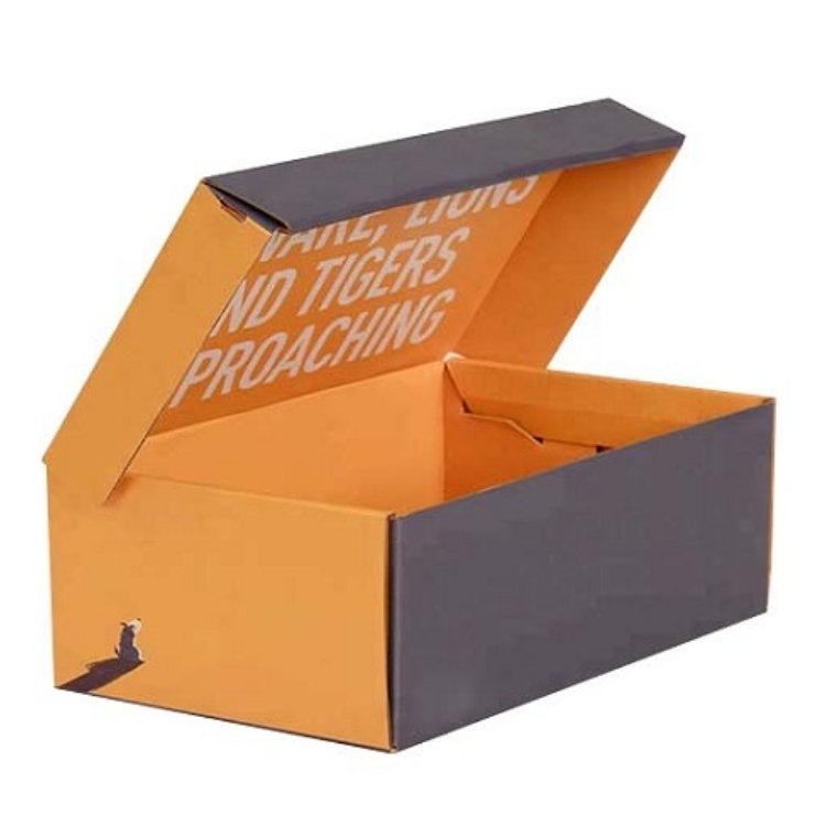 custom logo luxury black pink foldable shoe box packaging corrugated printing paper sneaker boot shoe box with rope