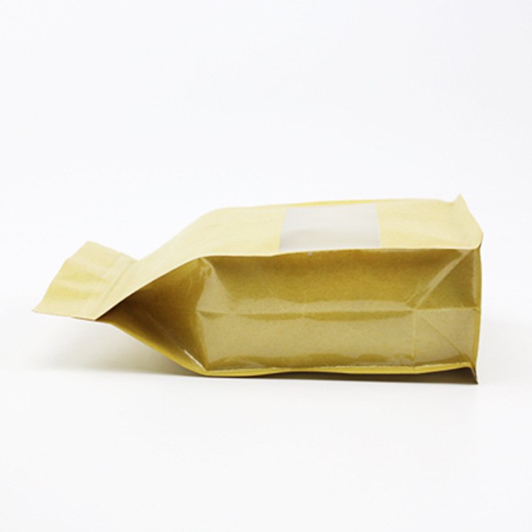 Eco Friendly Pouch Zipper Custom Printed Bag Packing Compostable Kraft Paper Biodegradable Packaging Bean Coffee Bags
