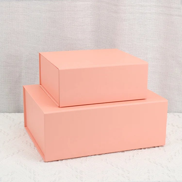 Manufacturer Supplier Magnetic Gift Paper Packaging Packing Folding Foldable Box with logo