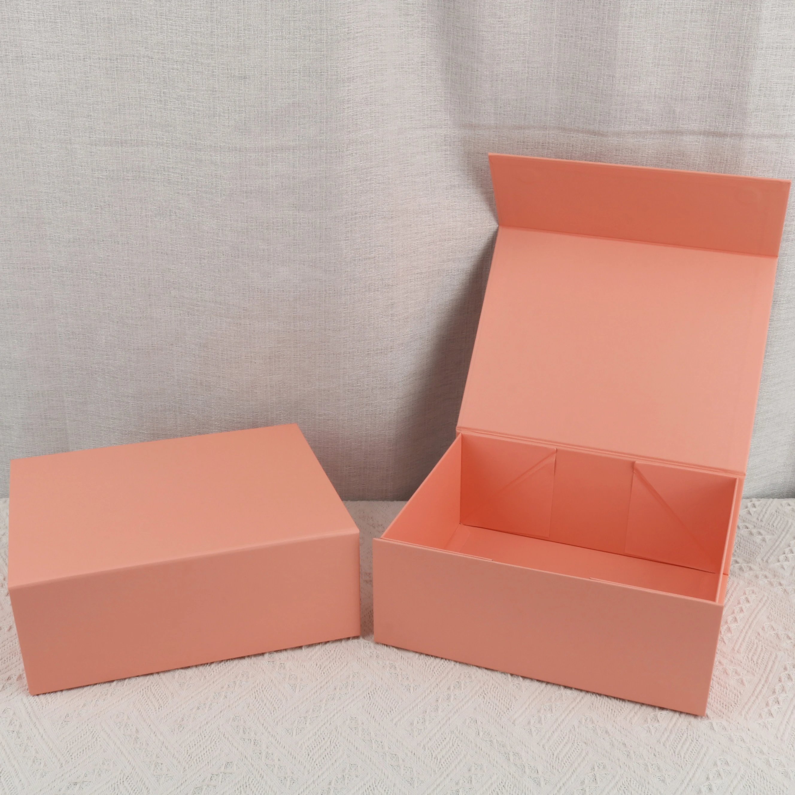 Manufacturer Supplier Magnetic Gift Paper Packaging Packing Folding Foldable Box with logo