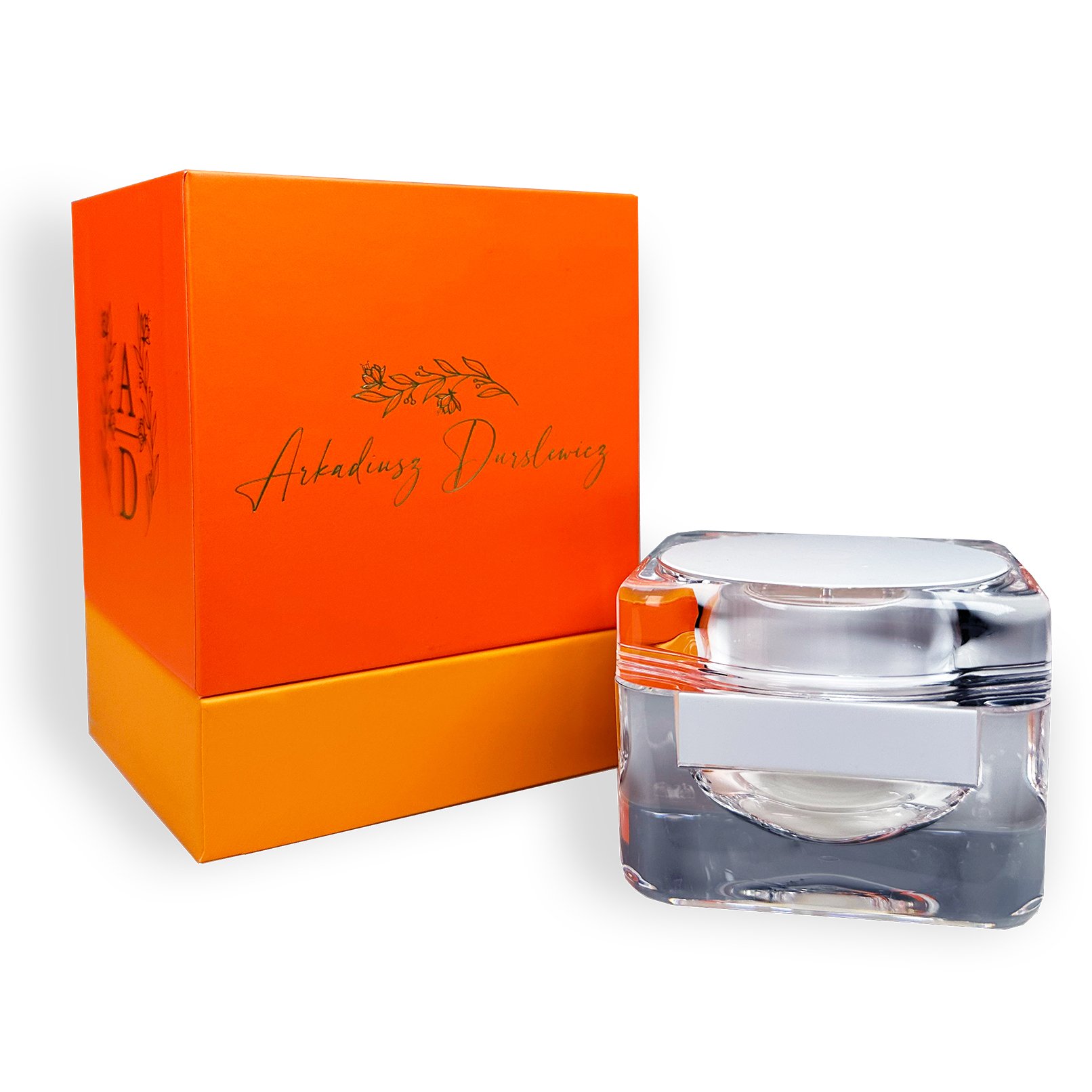 Luxury High Quality Lid And Base Gift Box Orange Top and Bottom Paperboard Packaging Paper Box With Custom Logo