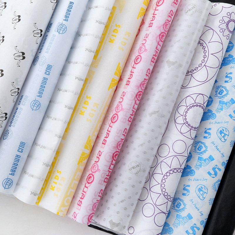 Customizable printed tissue wrapping paper for trending products packaging clothes