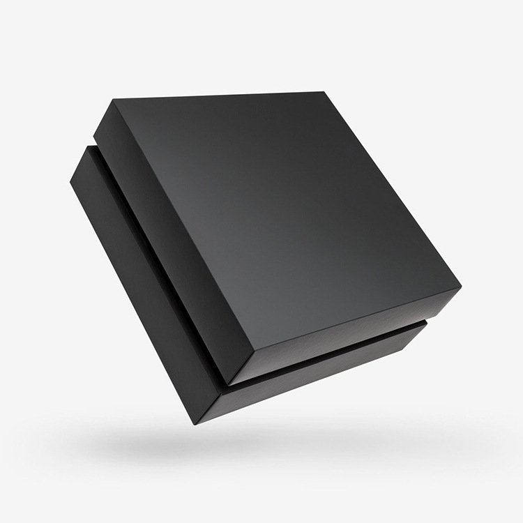 Wholesale Custom printing Cardboard Rigid Small Black Paper Gift Boxes With Foam Insert