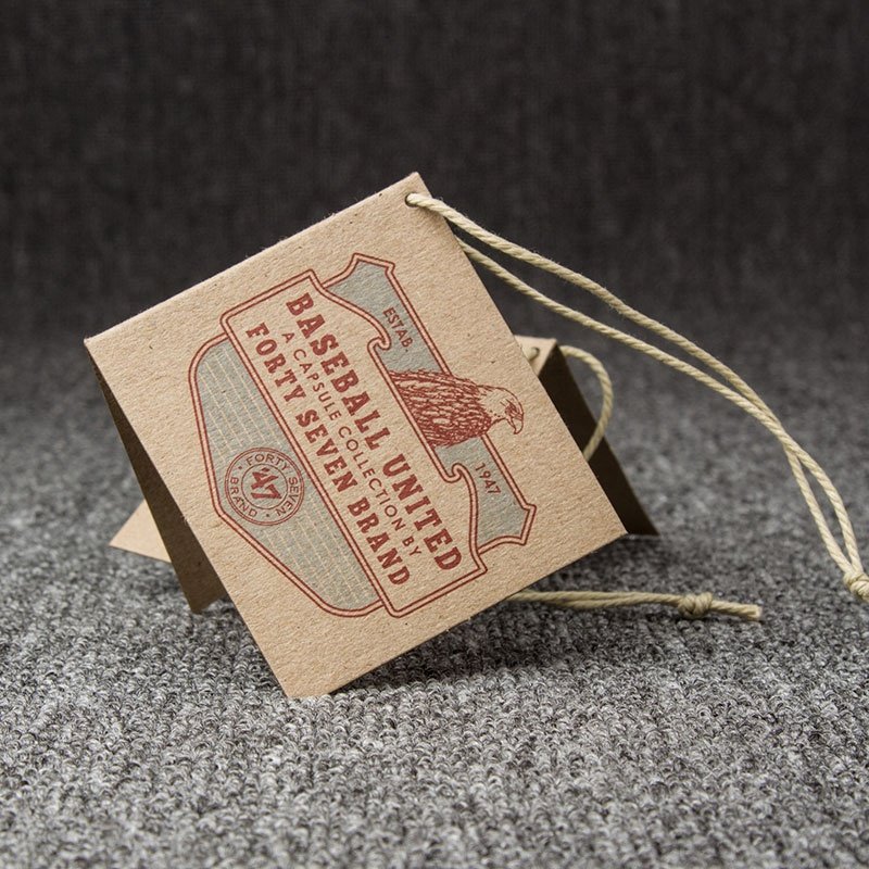 Custom Neck Beverage Hanging Tags for Bottle Paper Wine Bottle Neck Hang Tags