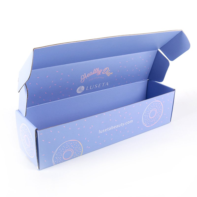 Recyclable Custom LOGO Small Luxury Cosmetic Colour Printing Shipping Mailer Packaging Paper Box