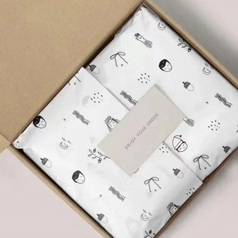 Custom Printed Brand Logo 17G/30G Gift Shipping Wrapping Paper Small Business Tissue Paper For Clothing T Shirt Packaging