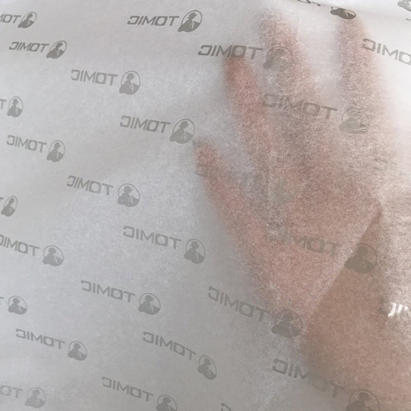 Custom Printed Brand Logo 17G/30G Gift Shipping Wrapping Paper Small Business Tissue Paper For Clothing T Shirt Packaging