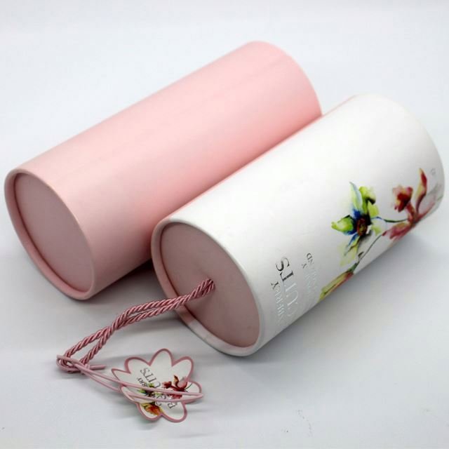 Wholesale custom design round paper cardboard tube food grade cookie packaging box