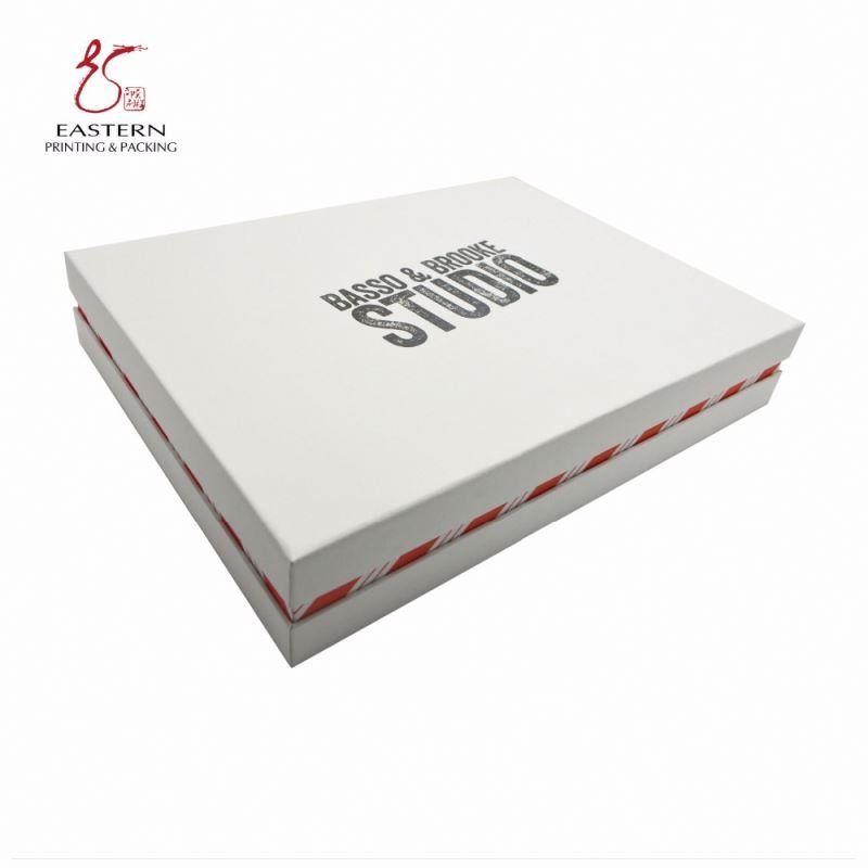 Wholesale Custom Branded Printed Clothing Paper Packaging Box with PVC Window