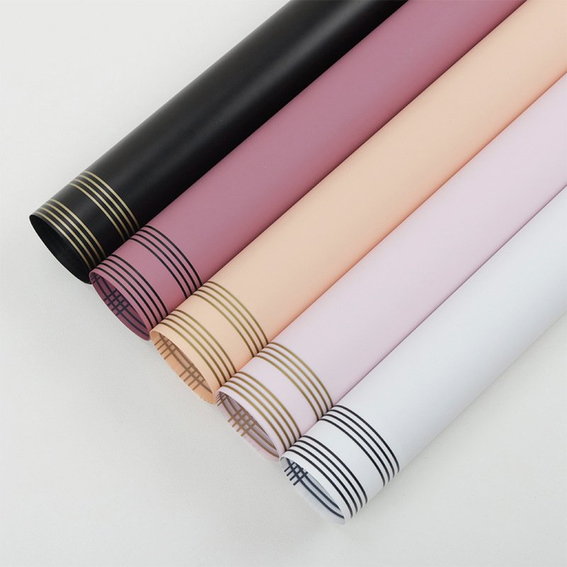 20 PCS Pack Flower Wrapping Paper Waterproof Floral Bouquet Wrapping Paper Florist Supplies Packaging Paper for Wedding Gift