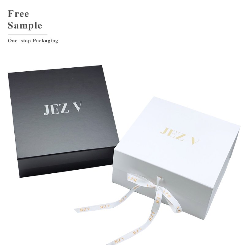 Black Wholesale Custom Logo Premium Gift Box Luxury Large Package Cardboard Paper Wig Hair Extension Magnetic Packaging Box