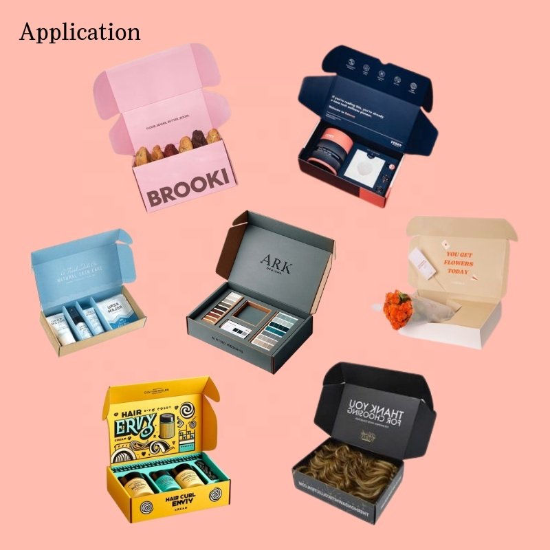 Custom Soy Ink digital Printing Logo Design Corrugated Shipping Carton Gift Box Packaging Boxes