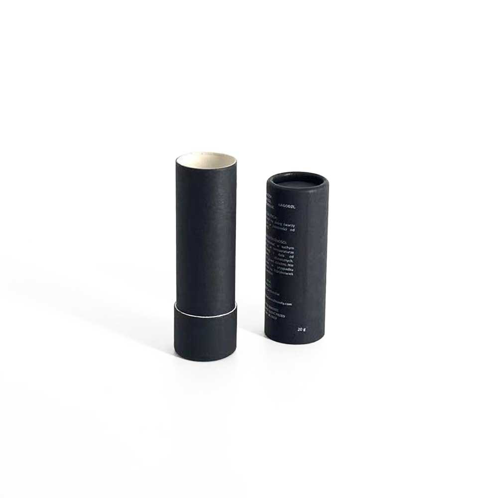 0.3oz Biodegradable Cardboard Push Up Paper Tube For Deodorant Kraft Lip Balm Container Tubes