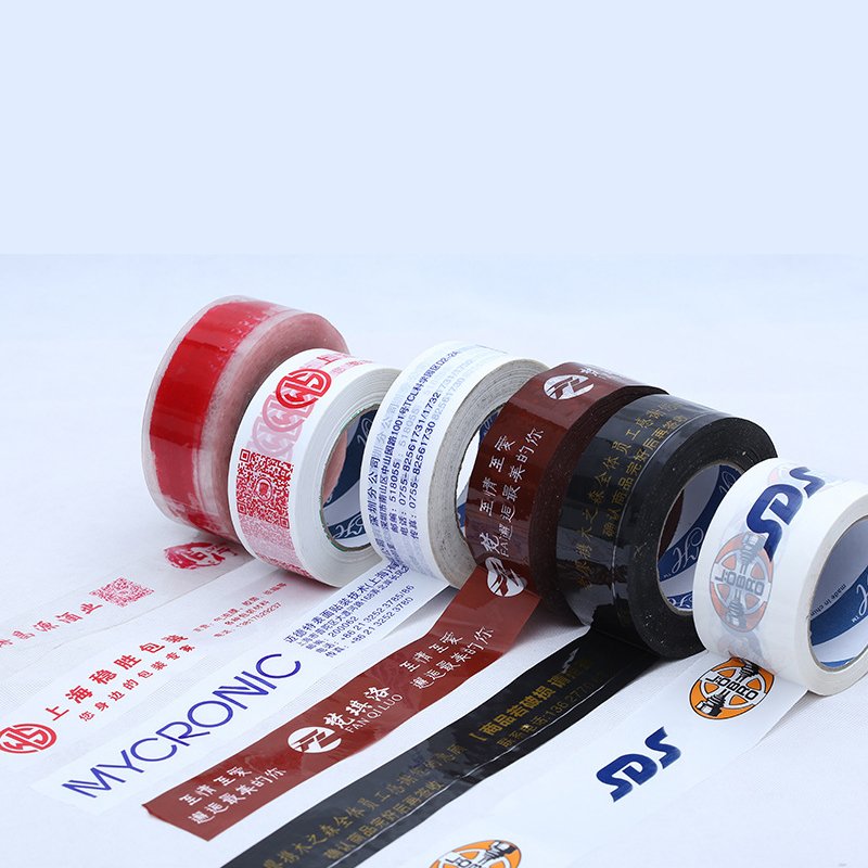 Custom design Adhesive Packing Tape For Packaging carton sticky and personalised logo.