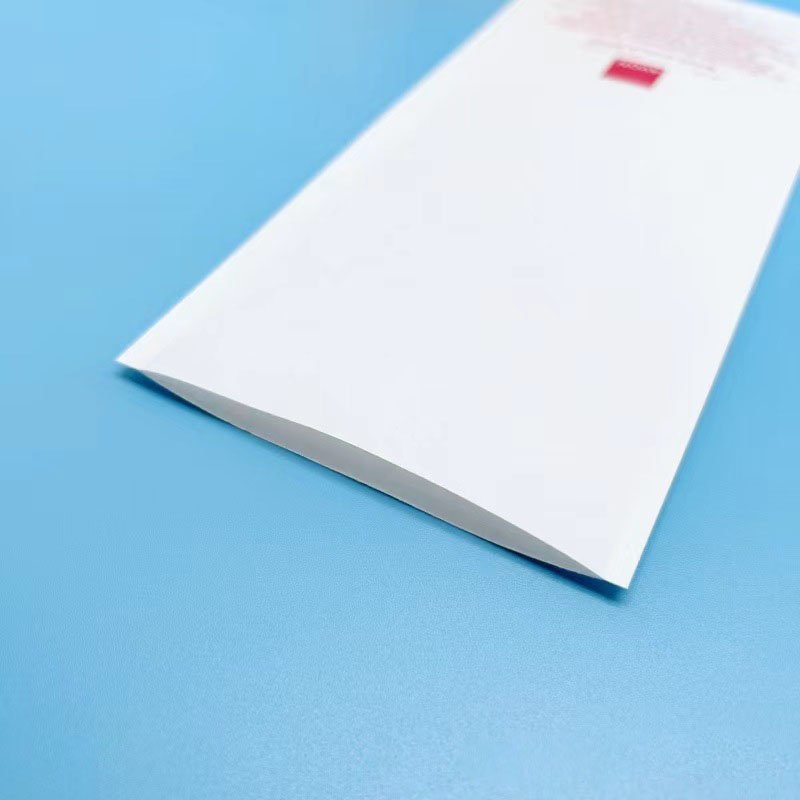 Freeze dried powder facial mask packaging paper bag no plastic white kraft paper bag hotel supplies packaging paper bag