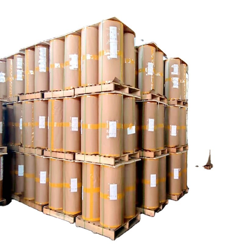 White 40gsm food grade pe coated paper roll printed sheet paper pe coated paper take away sheet