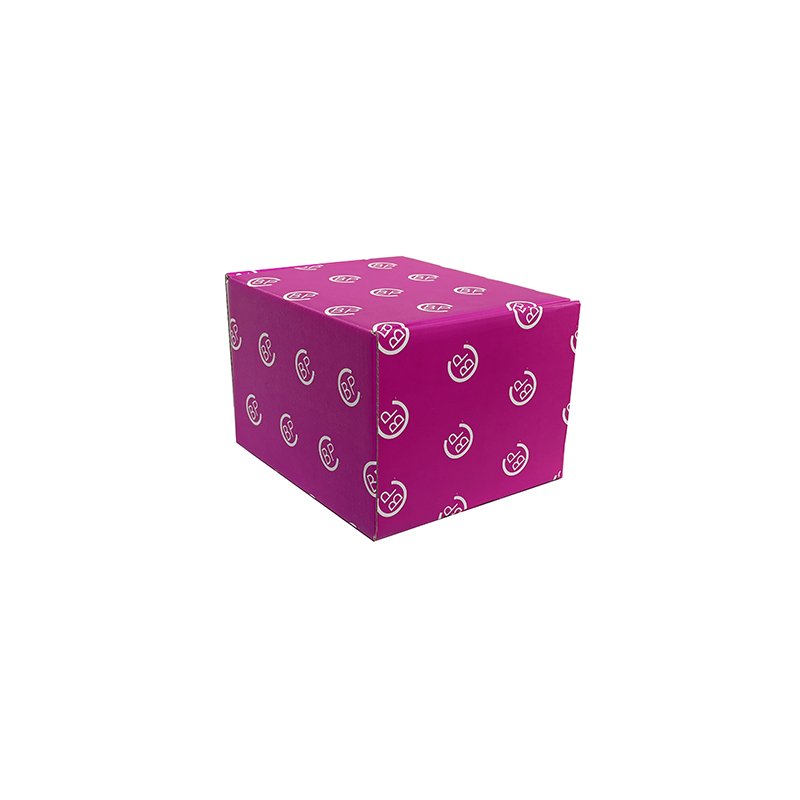 Hot Sale Pink Cookie Takeaway Mailer Box Packaging Oem Cardboard Paper Box Cake Biscuits Paper Cardboard Box With Custom Logo