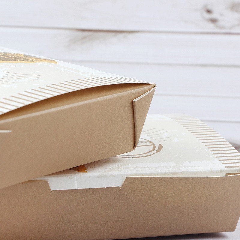paper sandwich box square beer boxes cake custom logo kids food to go paper box
