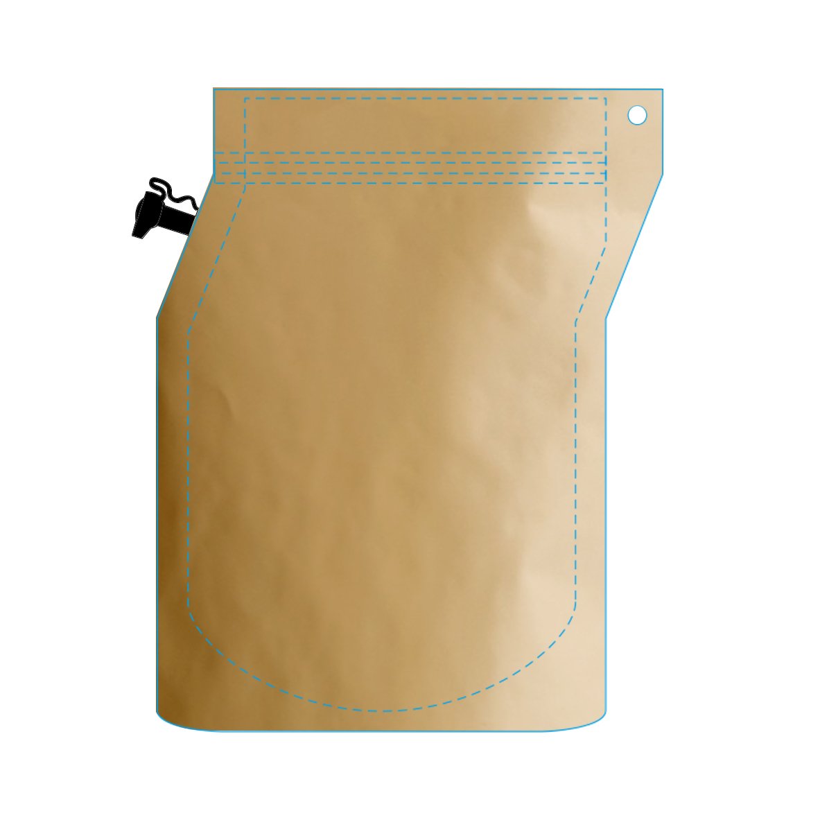 Ready To Ship 300-400ml Coffee Filter Bag Biodegradable Coffee Drip Bag Coffee Brewer Bag