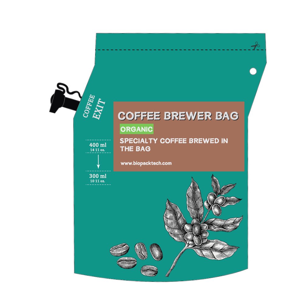 Ready To Ship 300-400ml Coffee Filter Bag Biodegradable Coffee Drip Bag Coffee Brewer Bag
