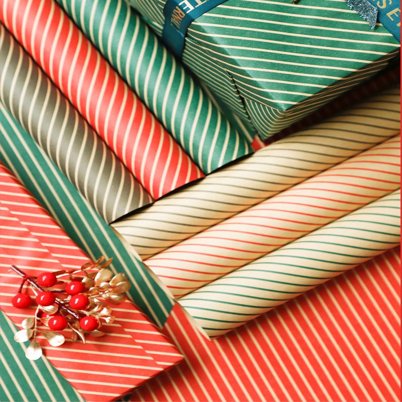 Custom Tissue Paper Eco Friendly One Side Printing Kraft Wrapping Gift Christmas Wrapping Paper