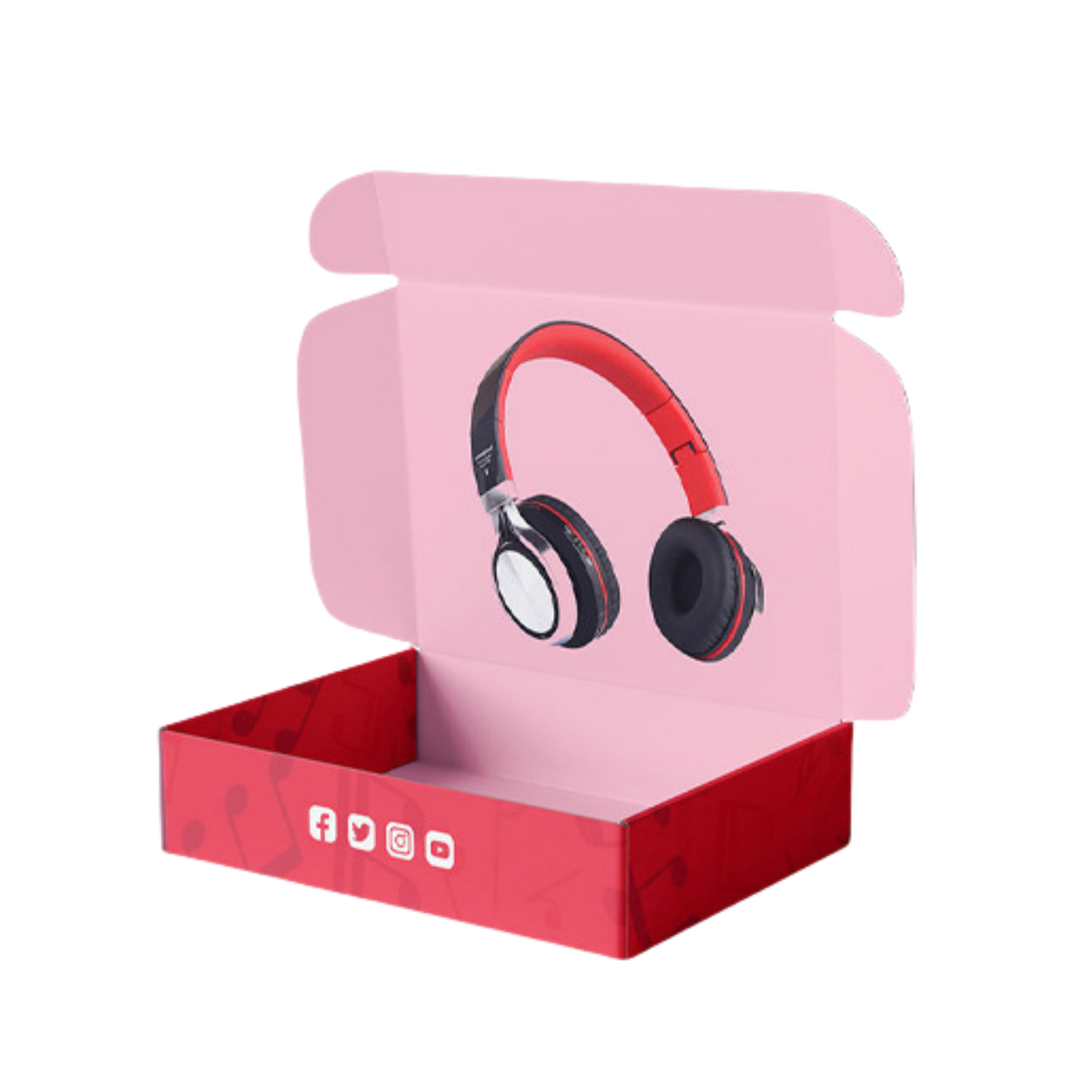 Custom Inside and Outside Printing Shipping Corrugated Paper Box for Online Sales Packaging