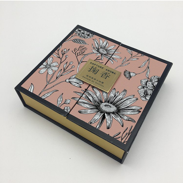 Empty Cosmetic Sets Gift Boxes Packing Material Lipstick Bottle Perfume Oil Bottles Color Packaging Paper CMYK OEM Custom Luxury