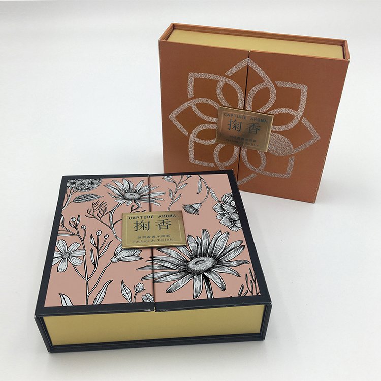 Empty Cosmetic Sets Gift Boxes Packing Material Lipstick Bottle Perfume Oil Bottles Color Packaging Paper CMYK OEM Custom Luxury
