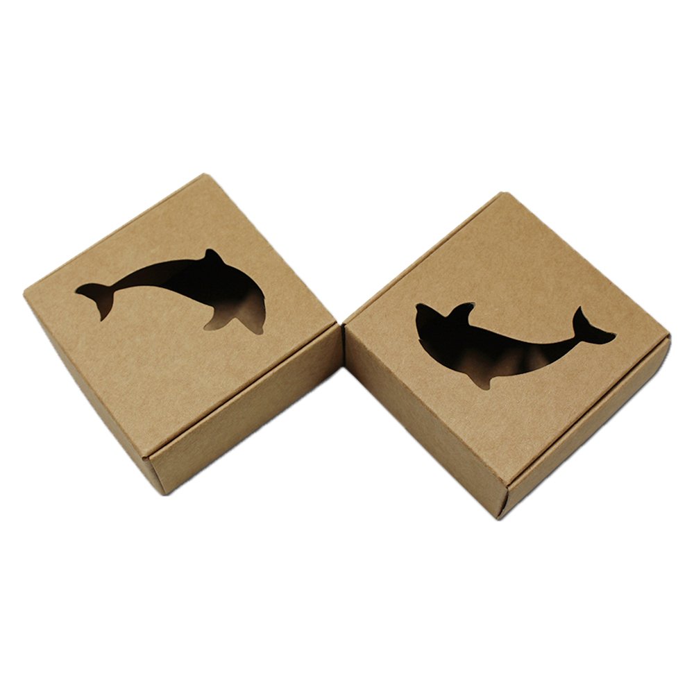 Fashion Custom Printed premium packaging boxes Square Kraft Packing Paper Mailer Box Packaging Paper Boxes