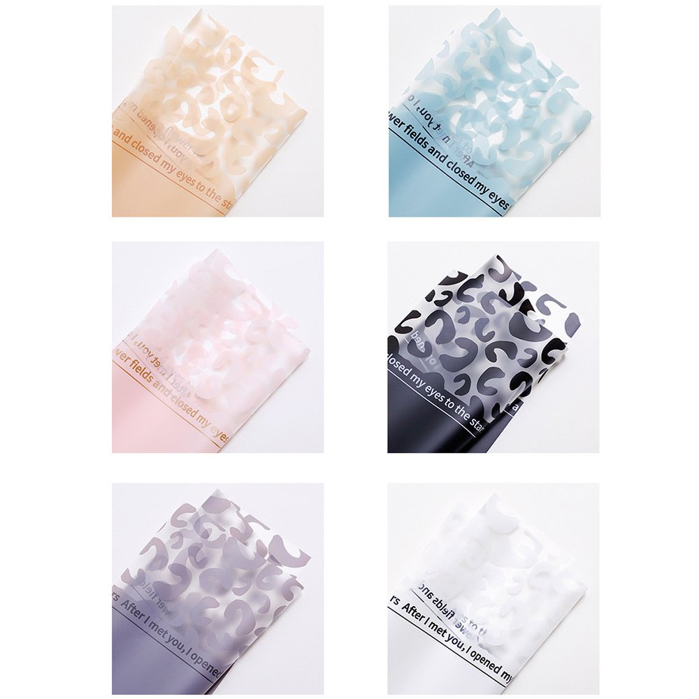 Fresh and Colorful Leopard Print Series Flower Packaging Paper Waterproof Gift Wrapping Paper Roll