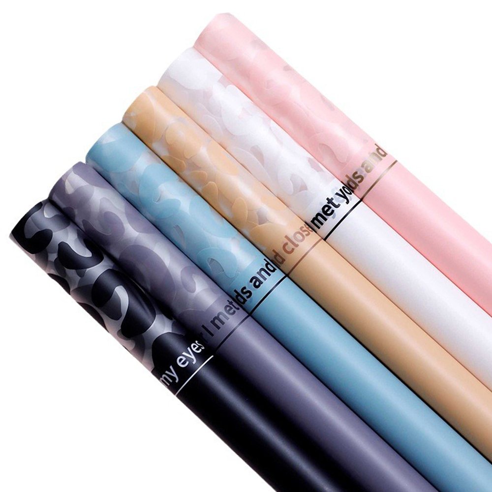 Fresh and Colorful Leopard Print Series Flower Packaging Paper Waterproof Gift Wrapping Paper Roll