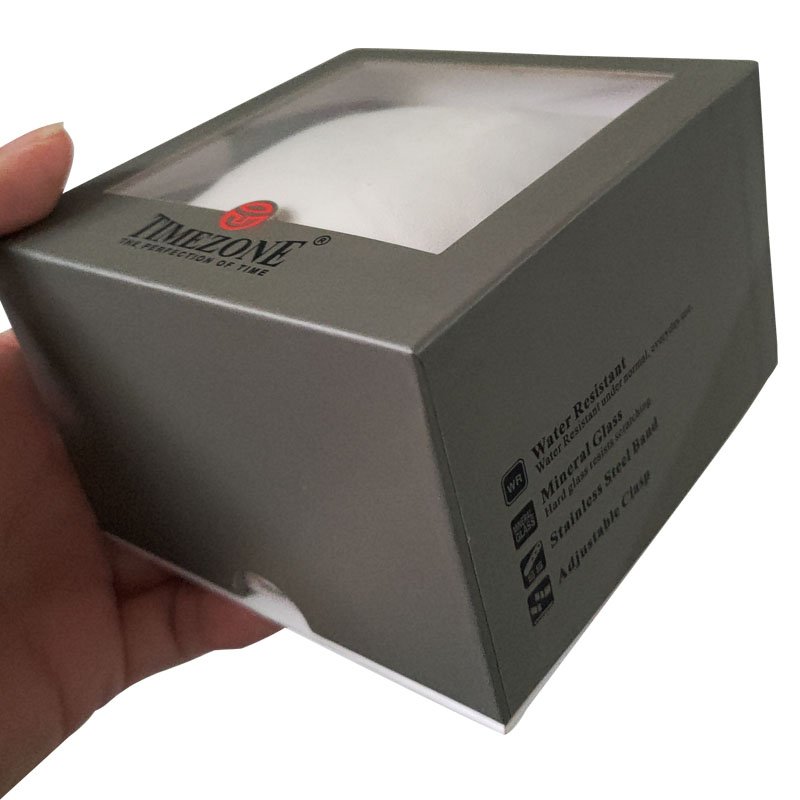 Custom Cardboard Paper Watch Packaging Box Small Portable Easy to Carry Suitable for Any Size of Watches
