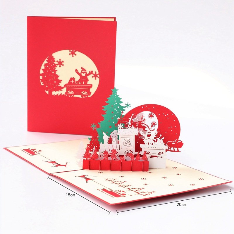 Star Packaging Customize Design Printing Luxury Sound Music Bulk Christmas assorted custom print greeting cards and envelopes