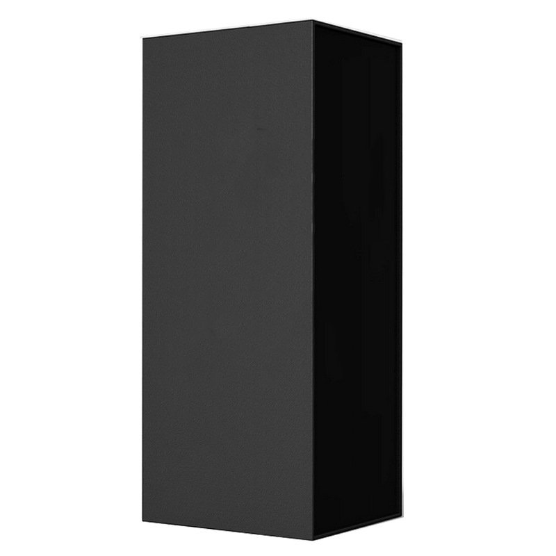 Free sample luxury design matte rigid custom folding magnetic adhesive carton single wine Champagne bottle box sturdy packaging