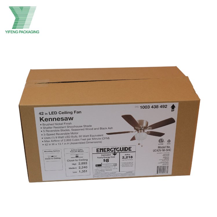 Factory manufacture custom design black craft paper foldable corrugated packaging shipping mailer boxes with logo