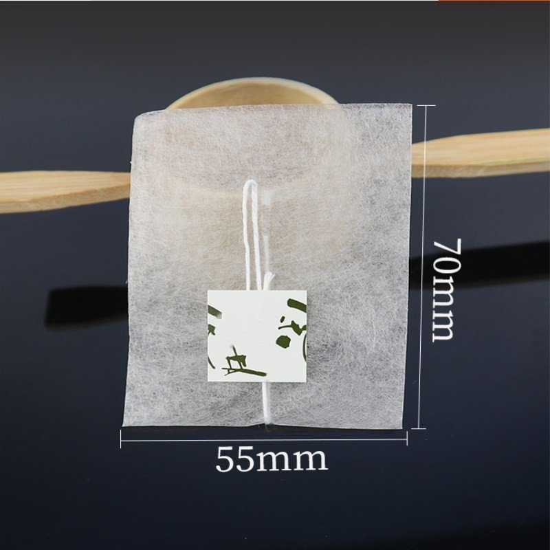 Biodegradable corn fiber heat sealed tea bags PLA material mesh filter Empty pyramid Tea Bags